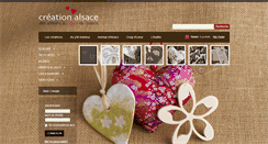 Desktop Screenshot of creation-alsace.com